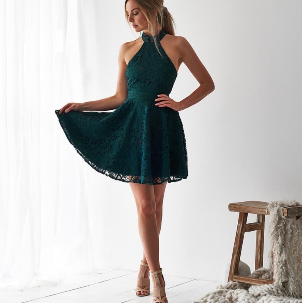 Two Sisters the Label Spence Dress Emerald Green